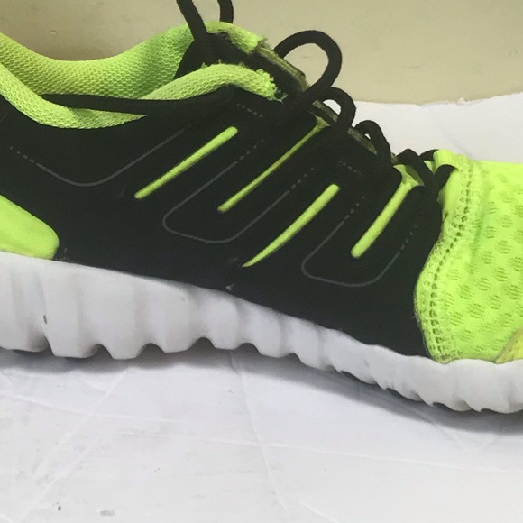 Reebok Twist Form Running Shoes Sneakers Neon Green Black Mesh Lightweight Nylon - Picture 13 of 15